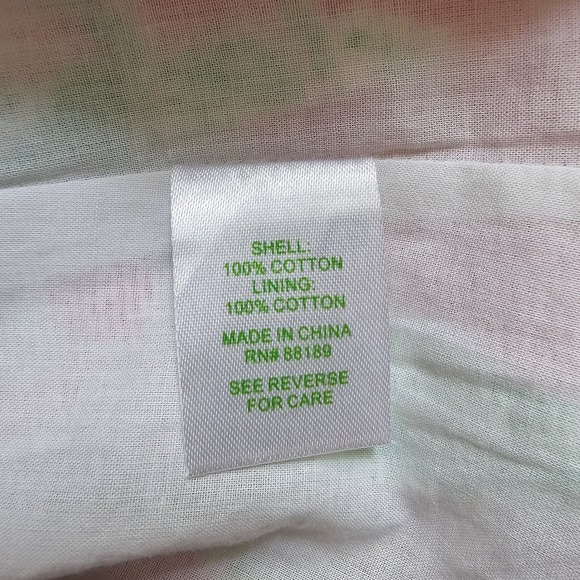 Lilly Pulitzer Strapless Dress Pink Green Floral Print Cotton Pleated Front‎ 4 - Picture 8 of 9